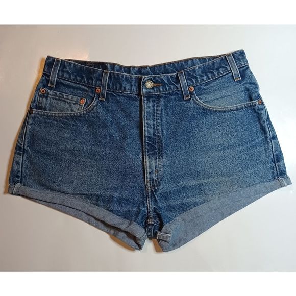 Levi's 505 Reworked Denim Shorts 407 - Picture 4 of 9